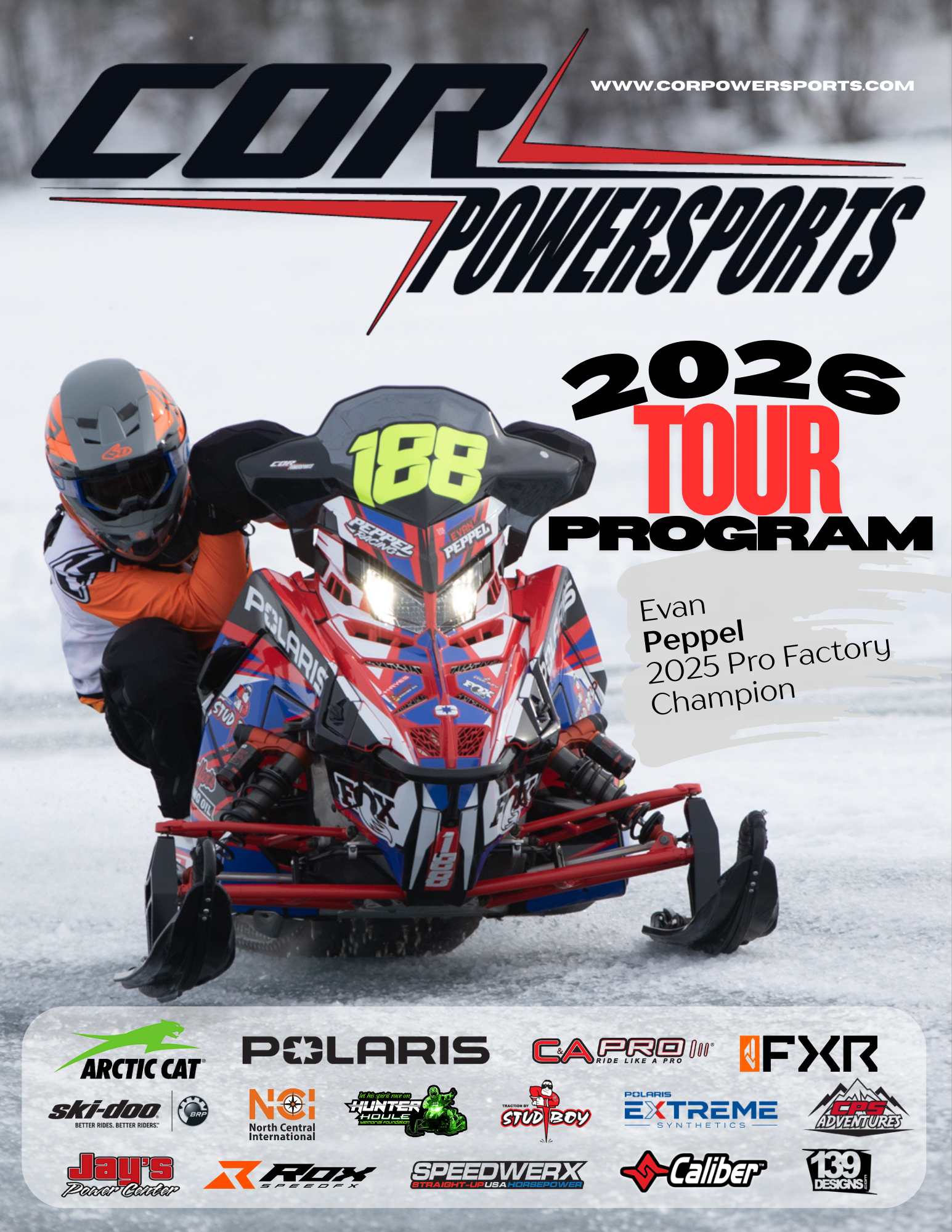 2026 Cor PowerSports Race Series Tour program - digital version
